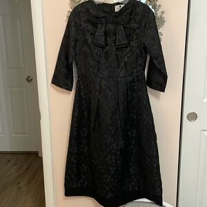 Black Dainty Jewells midi dress